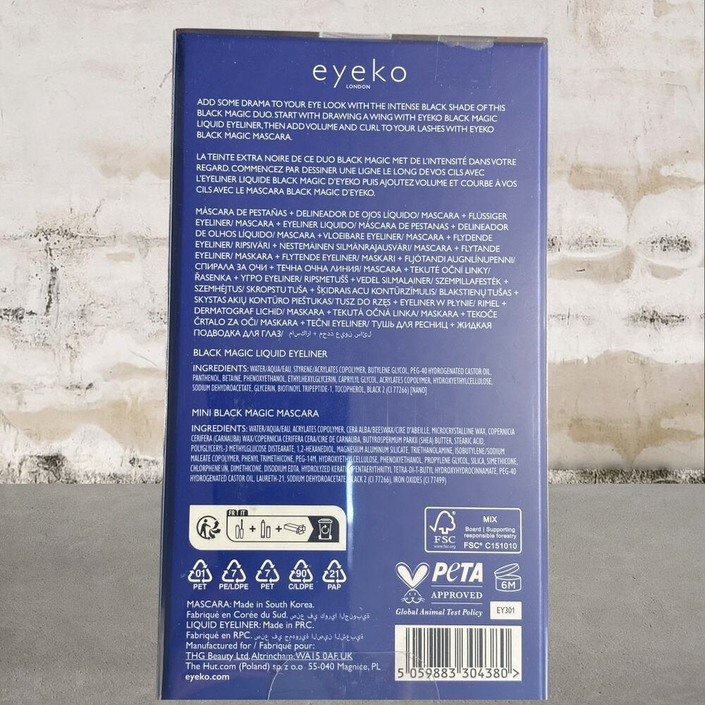 Eyeko Black Magic Duo - Eyeliner & Mascara NIB - Picture 2 of 2